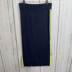 A by Anthropologie Ribbed Pencil Skirt